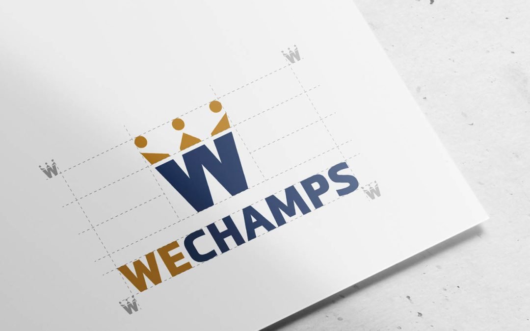 Unveiling my latest work, the WECHAMPS logo! 🏆